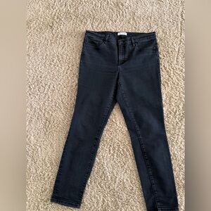 Loft Modern Skinny Black Jeans - Size 12 - Waist 31